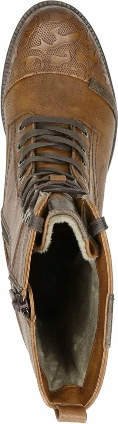 Mustang dames veterboot - Cognac - Maat 40 Mustang Dames Veterboot - Cognac - Maat 40 -Dames-schoenen Verkoop 234x840 1