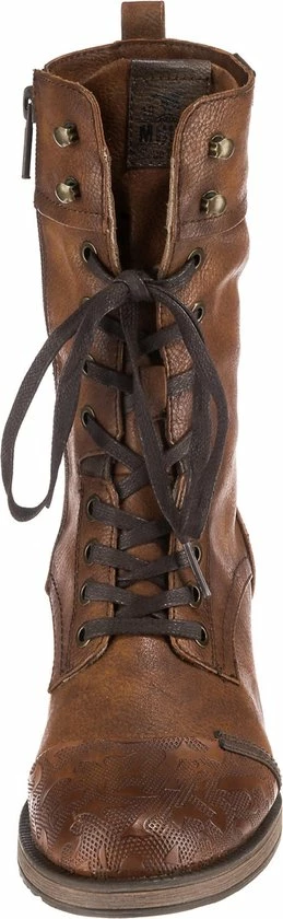 Mustang dames veterboot - Cognac - Maat 40 Mustang Dames Veterboot - Cognac - Maat 40 -Dames-schoenen Verkoop 259x840 5