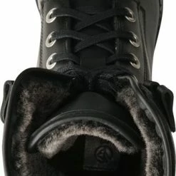 Travelin Myre - Leren Enkellaarzen - Dames - Wol Gevoerd - Zwart Leer - Maat 39 -Dames-schoenen Verkoop 334x840 10