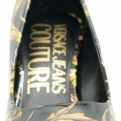 Versace Jeans Couture Versace Jeans Fondo Scarlett Dis. S50 Dames Pump - Zwart/Goud - Maat 39 -Dames-schoenen Verkoop 430x840 3