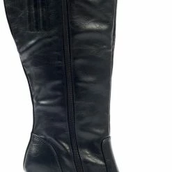 Gabylou - Laarzen Voor Brede Kuiten XL - Model Kamilla - Zwart, Maat 39