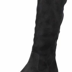 Rieker Lange Laars 76890-00 Zwart Fleece Lining -Dames-schoenen Verkoop 494x840 3