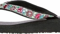 Skechers Meditation Garden Bliss Black -Dames-schoenen Verkoop 550x138 2
