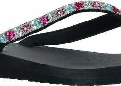 Skechers Meditation Garden Bliss Black -Dames-schoenen Verkoop 550x176