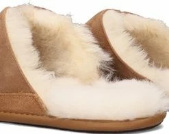 UGG Mannen Suède Harde Zool Pantoffels / Open Sloffen - 1123660 - Cognac - Maat 43 -Dames-schoenen Verkoop 550x196 12