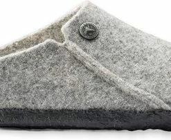 Birkenstock Zermatt Narrow Filz Shearling Cozy Home Dames Pantoffels - Light Grey - Maat 40 -Dames-schoenen Verkoop 550x202