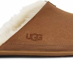 UGG Mannen Suède Harde Zool Pantoffels / Open Sloffen - 1123660 - Cognac - Maat 43 -Dames-schoenen Verkoop 550x203 15