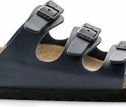 Birkenstock Florida BF WB Narrow Dames Slippers - Blue - Maat 40 -Dames-schoenen Verkoop 550x209 16