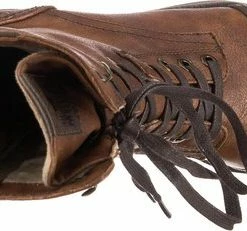 Mustang Dames Veterboot - Cognac - Maat 38 -Dames-schoenen Verkoop 550x231 2