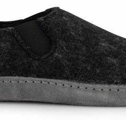 Travelin' In-Home Dames Sloffen - Wollen Pantoffels - Suede Zool - Grijs - Maat 40