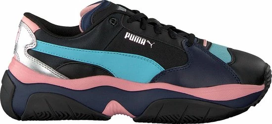 Puma - Dames Sneakers Storm.Y Metallic Wn's - Zwart - Maat 41 Puma - Dames Sneakers Storm.Y Metallic Wn's - Zwart - Maat 41 -Dames-schoenen Verkoop 550x251 4