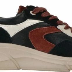 Mexx Dames Sneaker Jilou Black/Tan -Dames-schoenen Verkoop 550x253 13