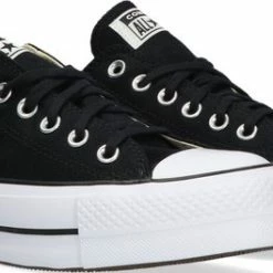 Converse Chuck Taylor All Star Lift Ox Lage Sneakers - Dames - Zwart - Maat 37 -Dames-schoenen Verkoop 550x264 8