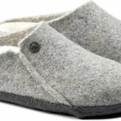 Birkenstock Zermatt Narrow Filz Shearling Cozy Home Dames Pantoffels - Light Grey - Maat 40 -Dames-schoenen Verkoop 550x265 1