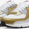 Nike Air Max 90 "Metallic Gold" - Maat: 40 -Dames-schoenen Verkoop 550x266 11
