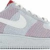 Nike Air Force 1 Crater Flyknit - Sneakers Sport Vrije Tijd Fitness Schoenen Grijs DH3375-002 AF1 - Maat EU 38.5