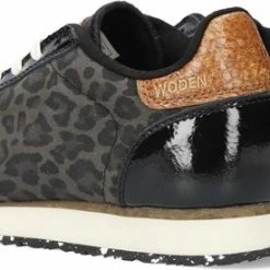 Woden Ydun Animal Lage Sneakers - Dames - Zwart - Maat 40 -Dames-schoenen Verkoop 550x275 5