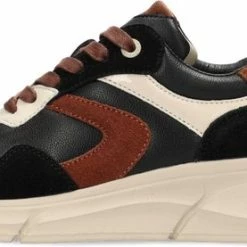 Mexx Dames Sneaker Jilou Black/Tan -Dames-schoenen Verkoop 550x277 11