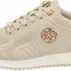 Mexx Dames Sneaker Gitte Glitter Zand -Dames-schoenen Verkoop 550x277 9