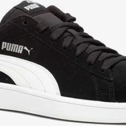 PUMA Smash V2 Sneakers Unisex - PUMA Black-PUMA White-PUMA Silver - Maat 43 -Dames-schoenen Verkoop 550x278 4