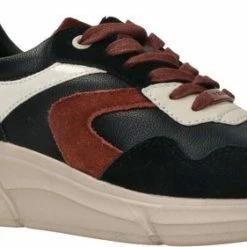 Mexx Dames Sneaker Jilou Black/Tan -Dames-schoenen Verkoop 550x281 12