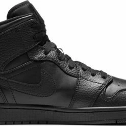 Nike Air Jordan 1 Mid Black, Size US 8,5 EUR 42