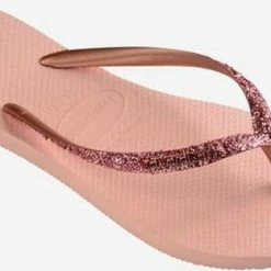 Havaianas Slim Glitter II Dames Slippers - Ballet Rose/ Golden Blush - Maat 37/38 -Dames-schoenen Verkoop 550x312 5