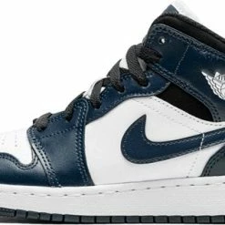 Nike Air Jordan 1 Mid Dark Teal (GS) -Dames-schoenen Verkoop 550x316 5