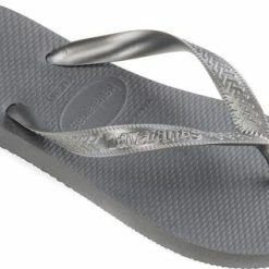 Havaianas Top Tiras Dames Slippers - Steel Grey - Maat 39/40