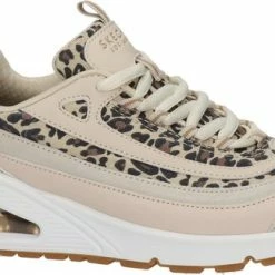 Skechers Uno Wild Streets Dames Sneakers - White/Leopard - Maat 39 -Dames-schoenen Verkoop 550x324 6