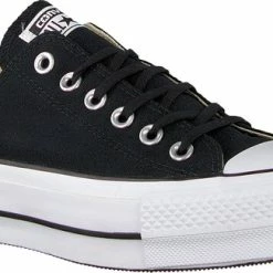 Converse Chuck Taylor All Star Lift Ox Lage Sneakers - Dames - Zwart - Maat 37 -Dames-schoenen Verkoop 550x325