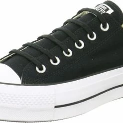 Converse Chuck Taylor All Star Lift Ox Lage Sneakers - Dames - Zwart - Maat 37 -Dames-schoenen Verkoop 550x339 3