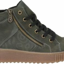 Rieker Veterboots Groen - Maat 38