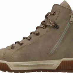 Rieker Dames Veterboot - N0730-64 Taupe - Maat 40 -Dames-schoenen Verkoop 550x360 7