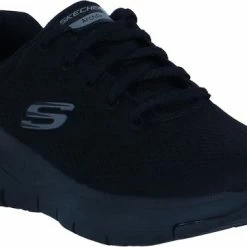Skechers Arch Fit Zwart Sneakers Dames (149057 BBK) -Dames-schoenen Verkoop 550x361 1