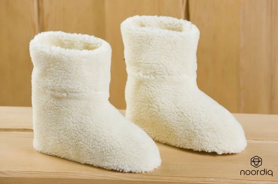 Noordiq Wollen Sloffen - Dames/Heren - Merinowol - Maat 45/46 - Crèmewit Nordiq Noordiq Wollen Sloffen - Dames/Heren - Merinowol - Maat 45/46 - Crèmewit -Dames-schoenen Verkoop 550x365 2