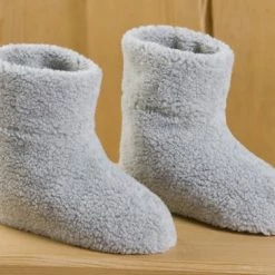 Nordiq Noordiq Wollen Sloffen - Dames/Heren - Merinowol - Maat 37/38 - Lichtgrijs