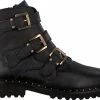 Omoda Bee 566 Biker Boots - Zwart -Dames-schoenen Verkoop 550x387