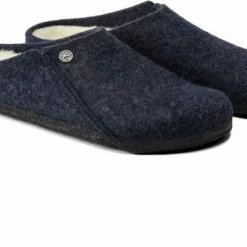Birkenstock Zermatt Shearling Sloffen Regular Blauw Uni (1017535) -Dames-schoenen Verkoop 550x394 11