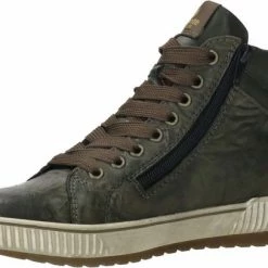 Remonte Dames Sneaker - Groen - Maat 38 -Dames-schoenen Verkoop 550x407 8