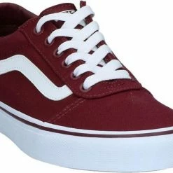 Vans Ward Canvas Dames Sneakers - Burgundy - Maat 39 -Dames-schoenen Verkoop 550x421 16