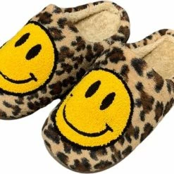 Budino Smiley Pantoffels - Smiley Sloffen - Pantoffels - Sloffen - Dames En Heren - Wit Blauw - Maat 41/42 -Dames-schoenen Verkoop 550x426