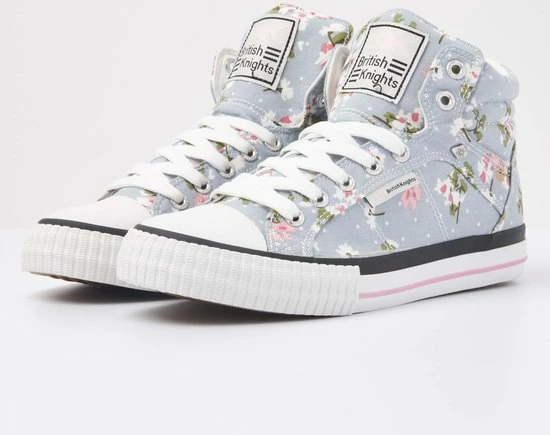 DEE Dames sneakers hoog - Babyblauwe bloemen - maat 38 British Knights DEE Dames Sneakers Hoog - Babyblauwe Bloemen - Maat 38 -Dames-schoenen Verkoop 550x435 9