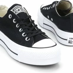 Converse Chuck Taylor All Star Lift Ox Lage Sneakers - Dames - Zwart - Maat 37 -Dames-schoenen Verkoop 550x436 6