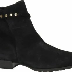 Gabor Enkellaarsjes Dames / Laarzen / Damesschoenen - Suède - 92.716.47 - Zwart - Maat 40 -Dames-schoenen Verkoop 550x437