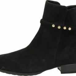 Gabor Enkellaarsjes Dames / Laarzen / Damesschoenen - Suède - 92.716.47 - Zwart - Maat 40 -Dames-schoenen Verkoop 550x446