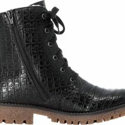Rieker Rieker Veterboots Zwart Synthetisch - Maat 37 -Dames-schoenen Verkoop 550x453 1