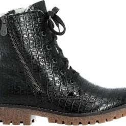 Rieker Rieker Veterboots Zwart Synthetisch - Maat 37 -Dames-schoenen Verkoop 550x453 2