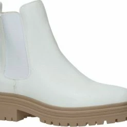 POSH By Poelman LOT Dames Chelsea Laarzen - Crème Wit - Maat 39 -Dames-schoenen Verkoop 550x454 10