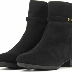 Gabor Enkellaarsjes Dames / Laarzen / Damesschoenen - Suède - 92.716.47 - Zwart - Maat 40 -Dames-schoenen Verkoop 550x468 1